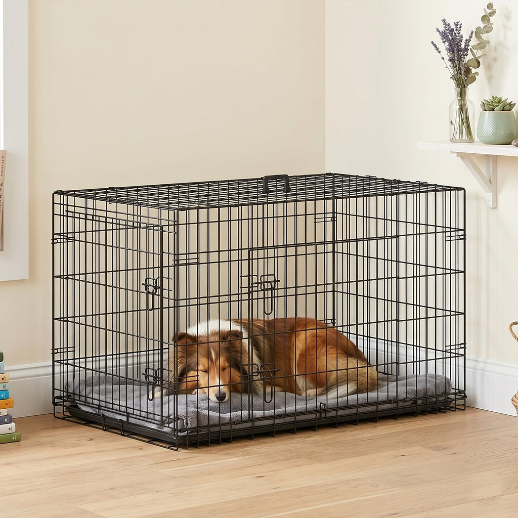 48 Inch Folding Metal Dog Crate Y2100