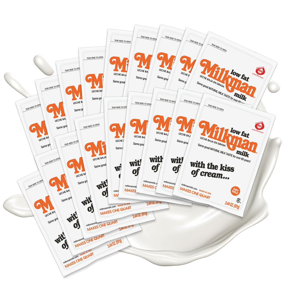 Low-Fat Instant Dry Milk Powder Packets 18 Pack Y674229