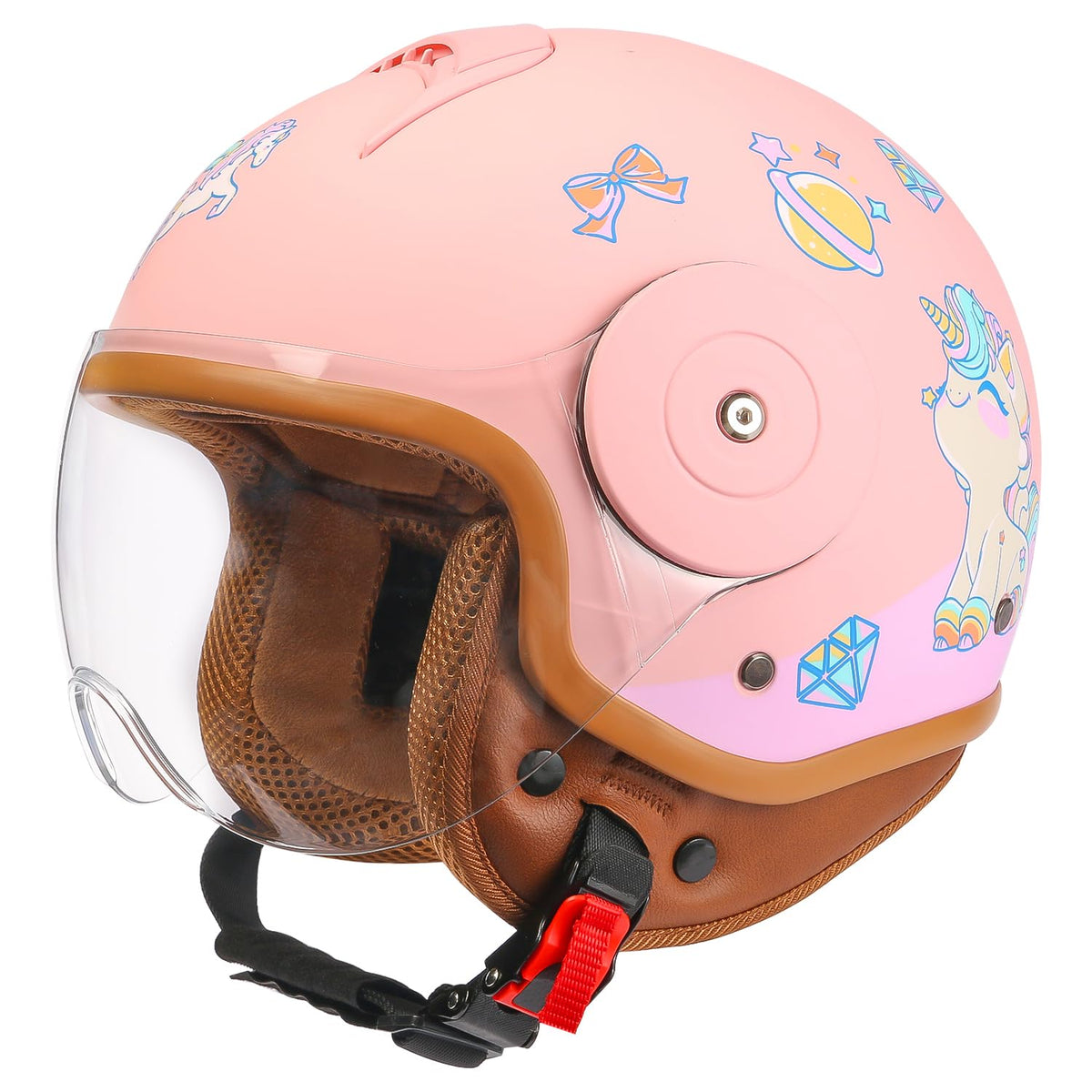 Kids 3/4 Open Face Motorcycle Helmet L9473