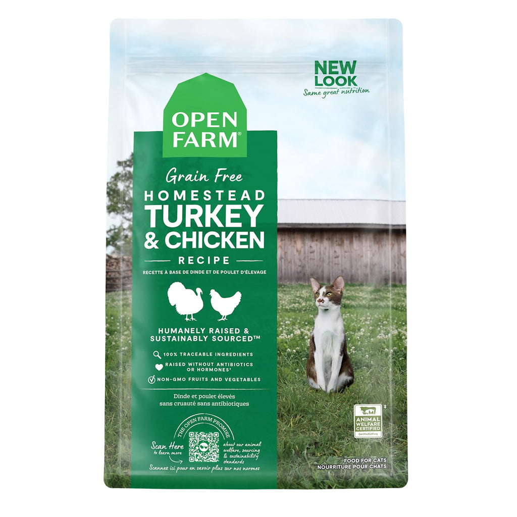 Grain-Free Dry Cat Food with Turkey & Chicken, 2 lbs A685915