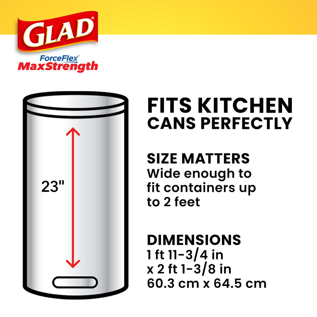 XL Trash Bags, 20 Gal, 30 Ct K60269