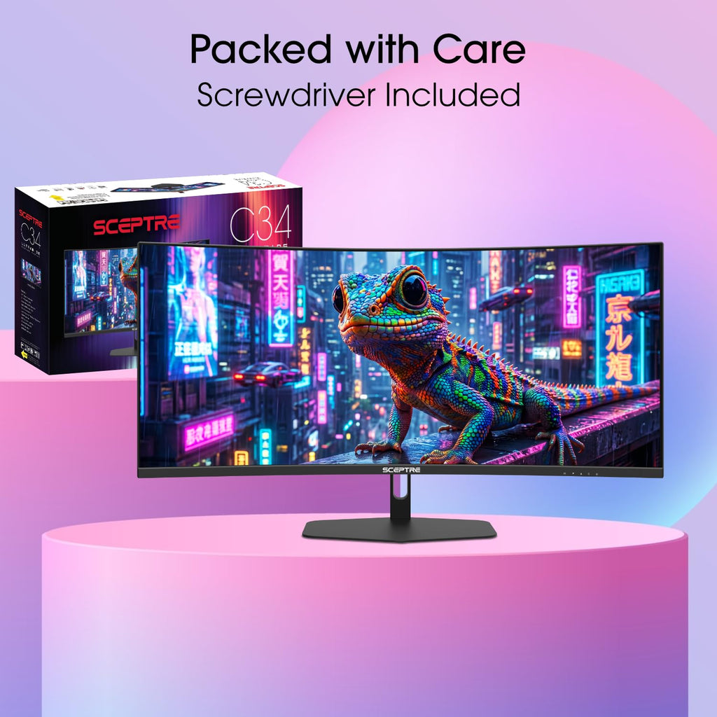 Curved 34-inch Gaming Monitor 3440 x 1440 240Hz C825871