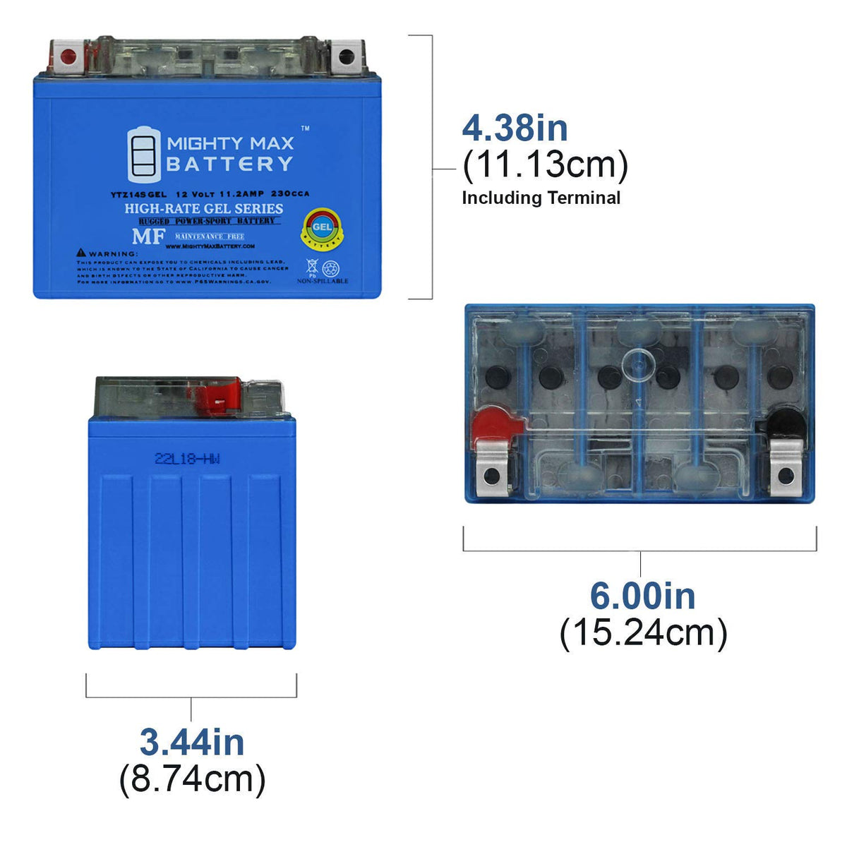 12V 11.2Ah GEL Battery L5290