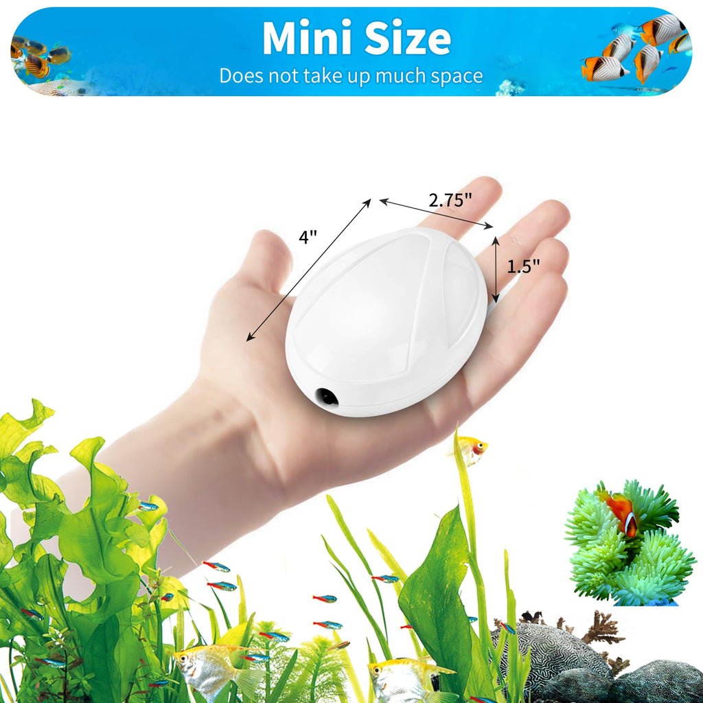 Aquarium Air Pump with Stones, Airline Tubing, Check Valves D7283