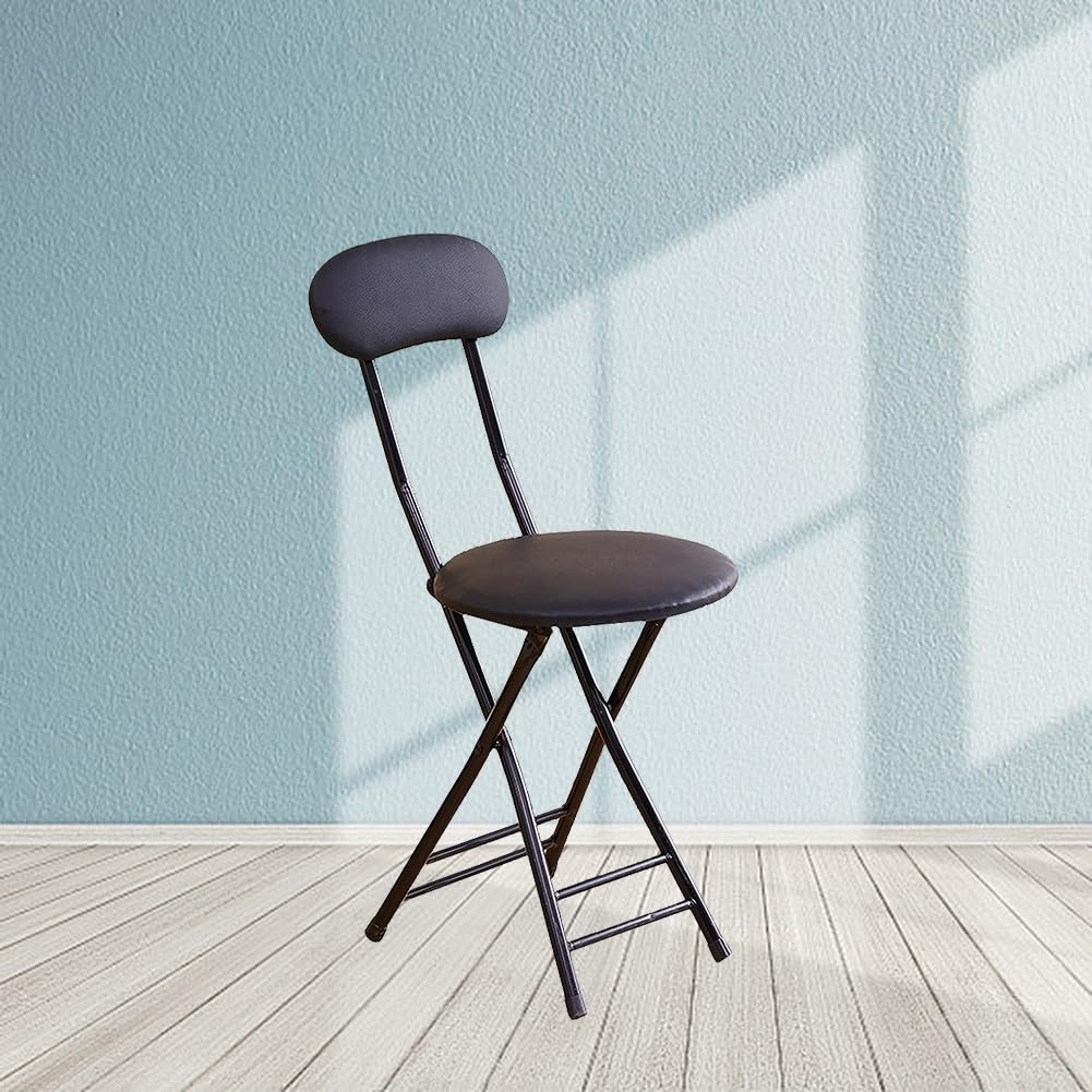 18 Inch Folding Bar Stool with Backrest X186