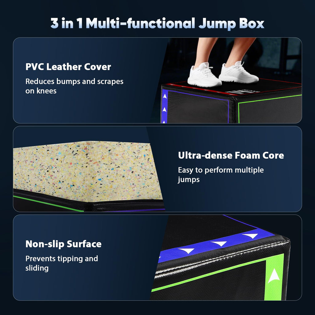 3 in 1 Plyometric Jump Box S658760