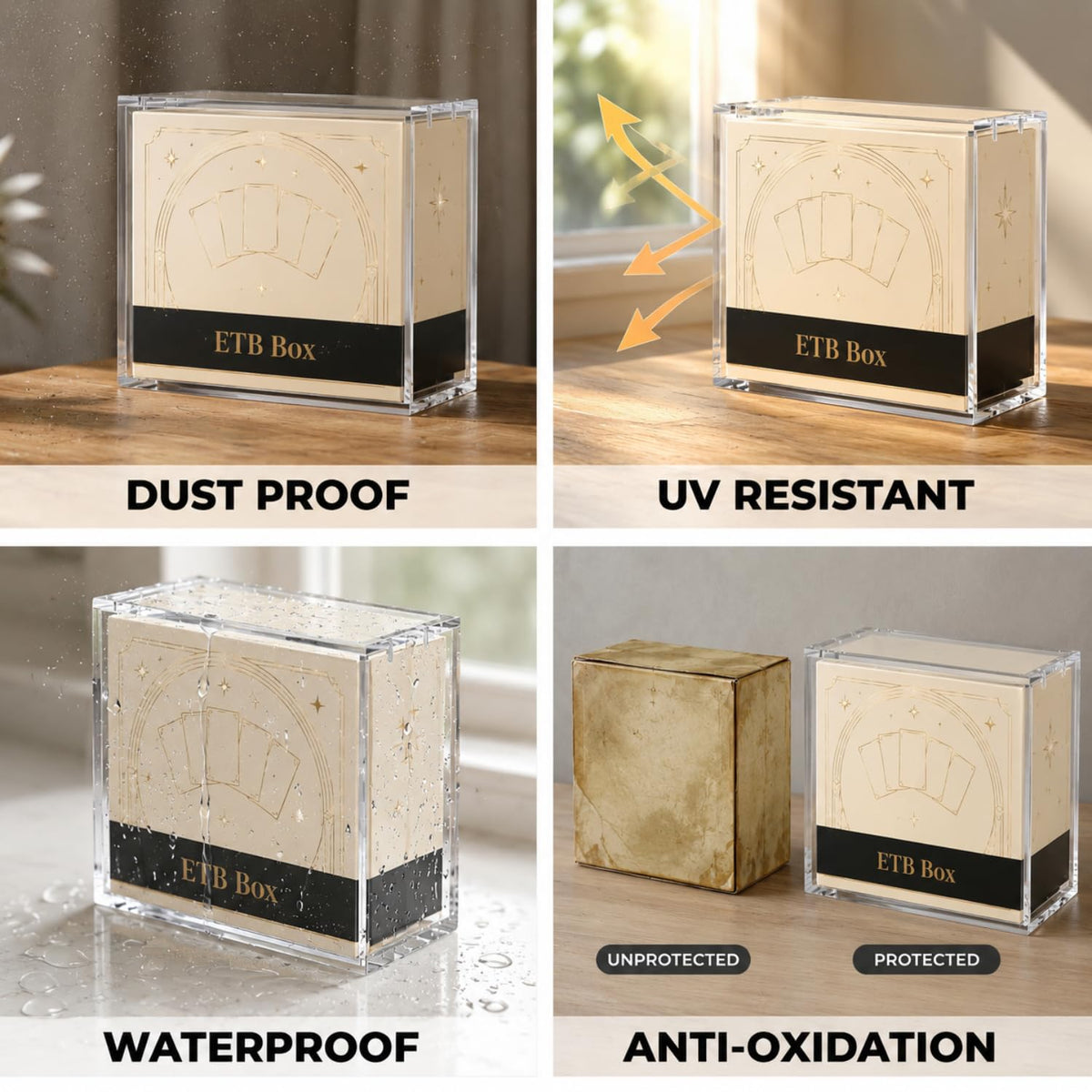 3 Pack Acrylic Elite Trainer Box Protector J995
