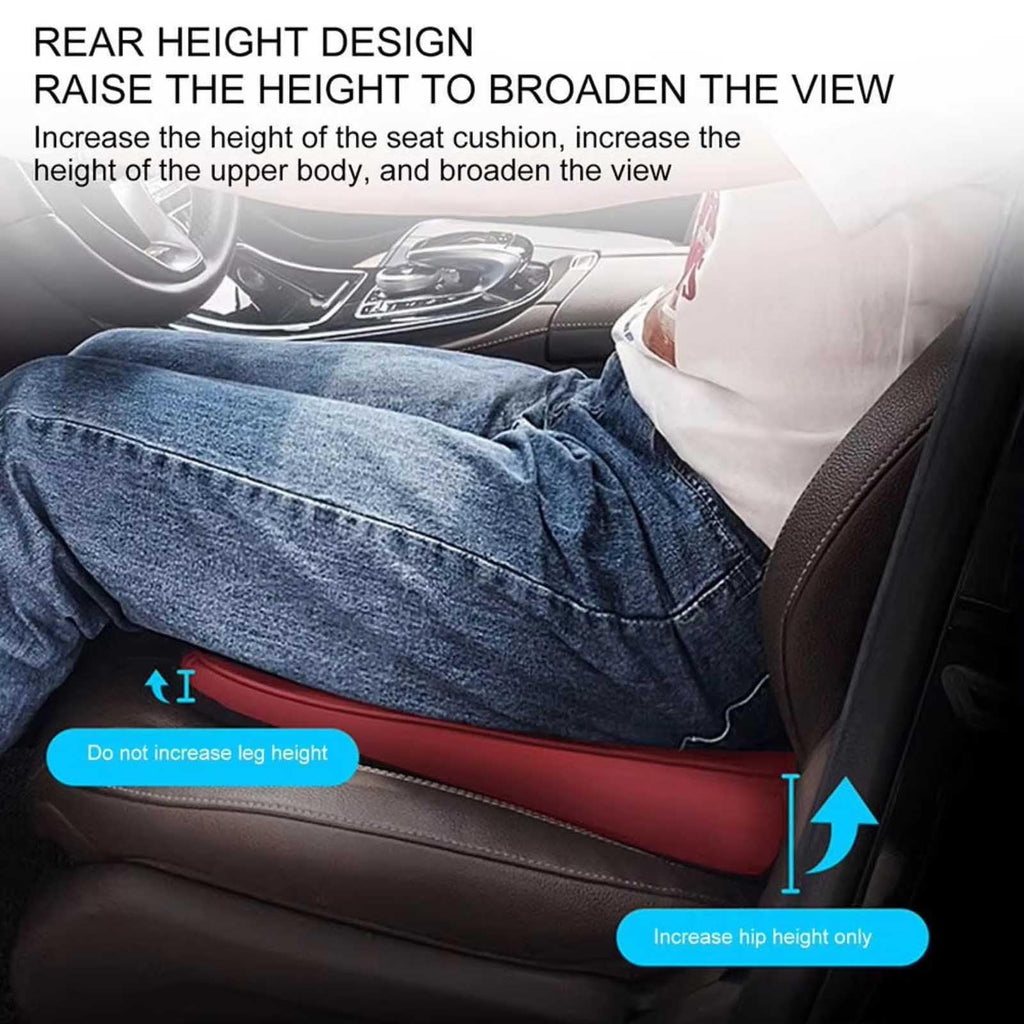 Wedge Shaped Memory Foam Car Seat Cushion E7586