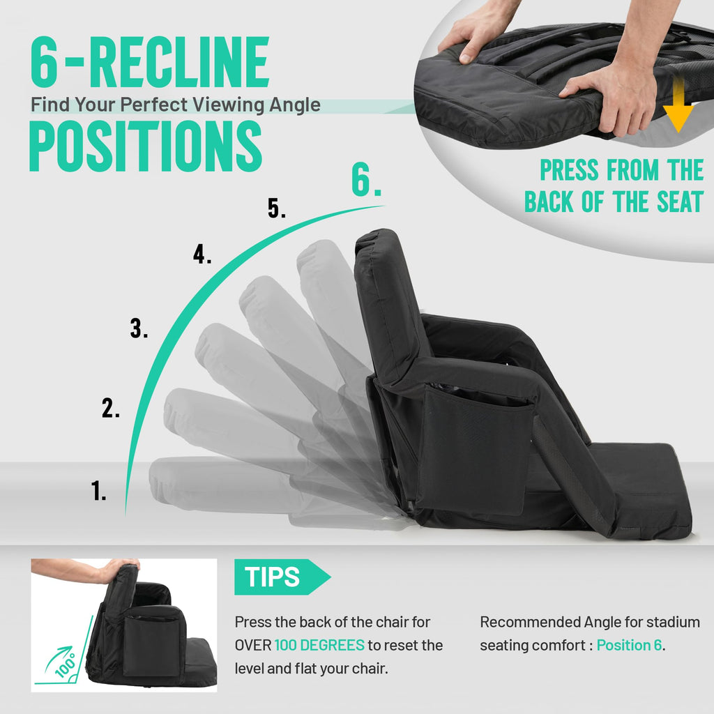 Padded Bleacher Seat Cushion Y3447