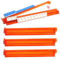 Set of 4 Compact Plastic Mahjong Racks with Pushers Q577396