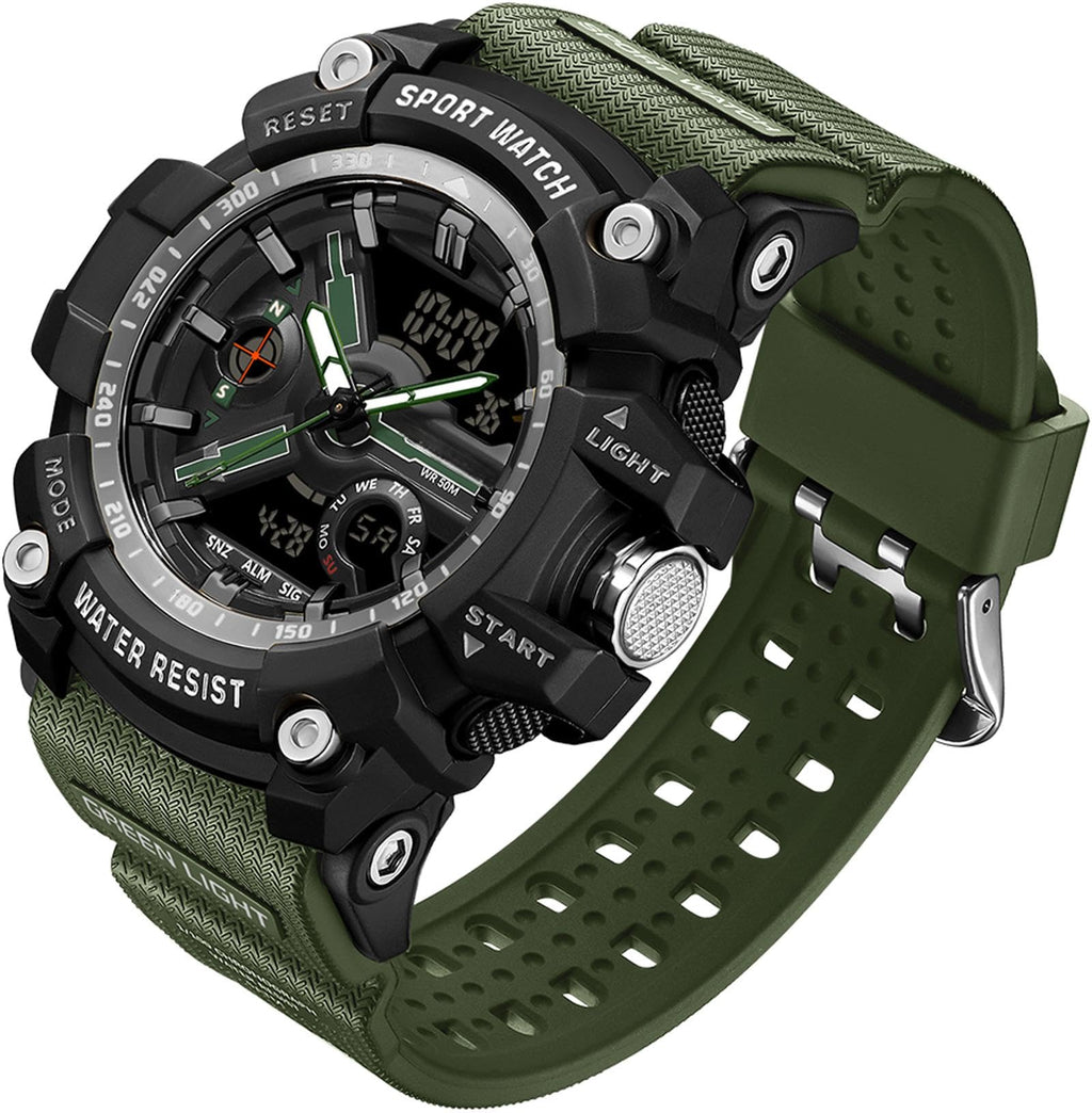 Waterproof Fluorescent Green Digital Watches G746505