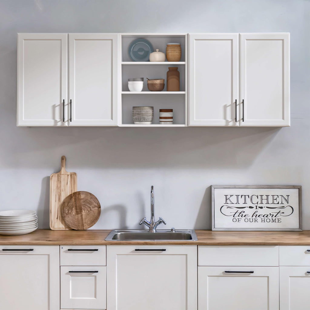 White Wooden Wall Cabinet F423