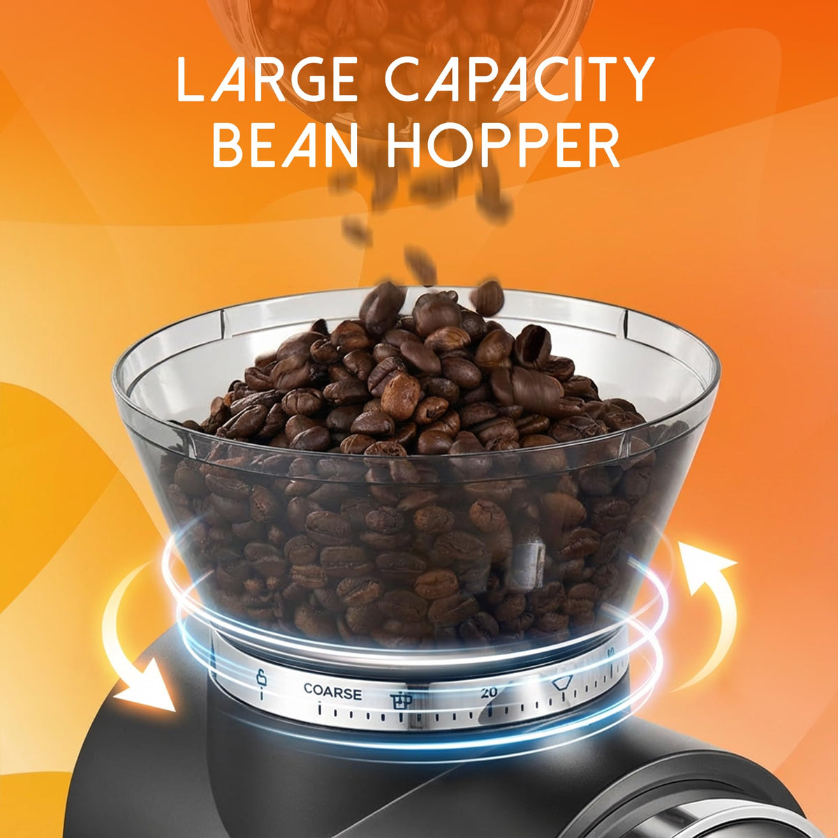 Conical Burr Electric Coffee Grinder with 30 Settings B5534