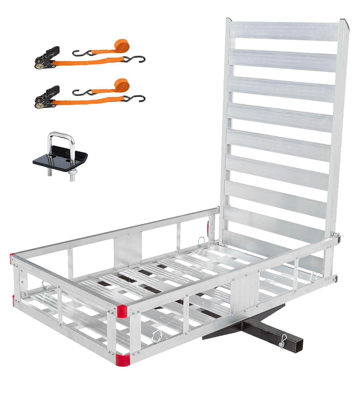 Aluminum Hitch Mount Wheelchair Carrier with 47" Ramp X1738