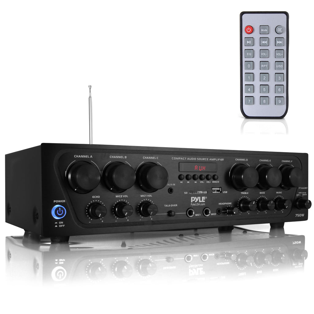 Wireless Bluetooth 6 Channel 750W Karaoke Amplifier S34144