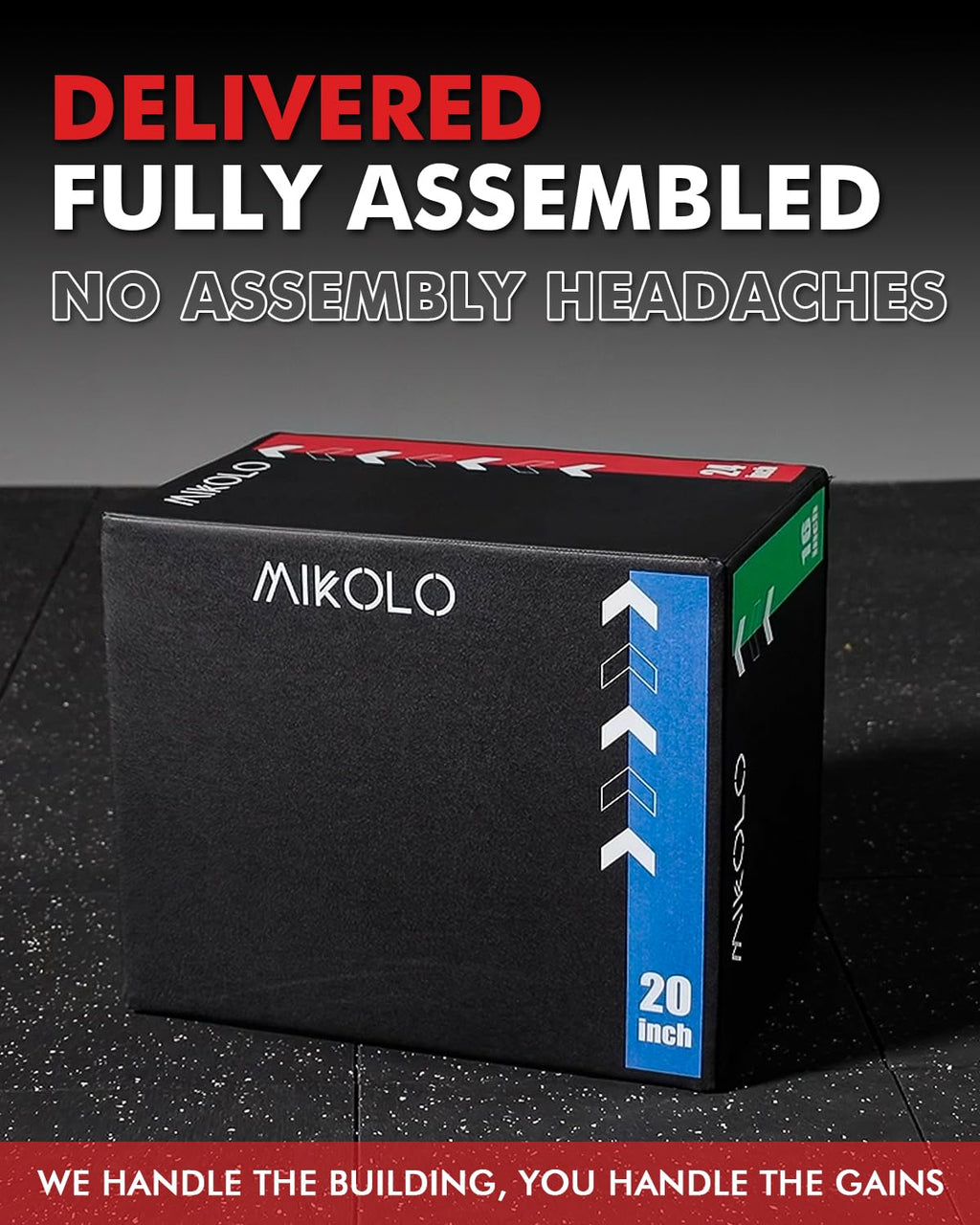 3-in-1 Foam Plyometric Box with Wood Core P538639