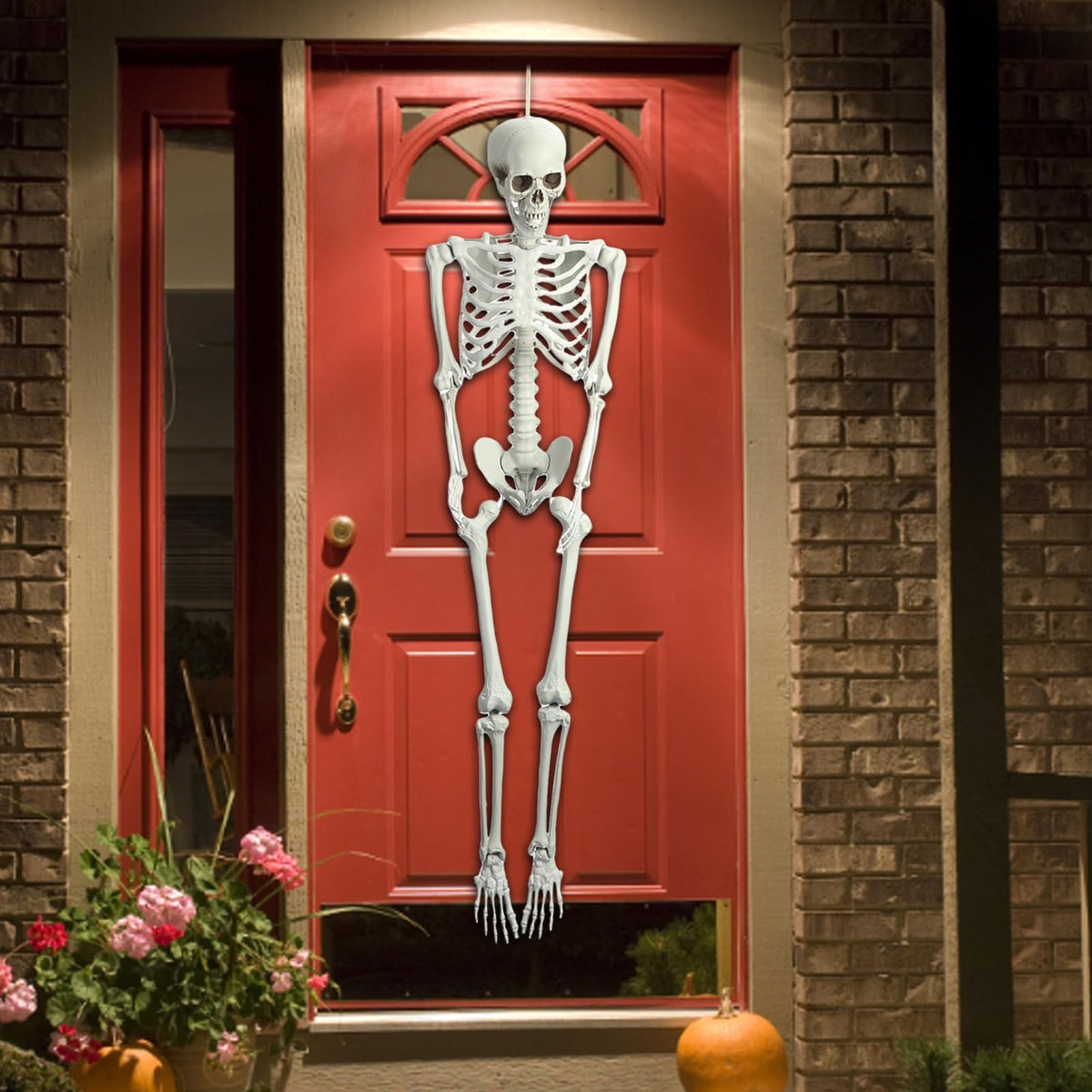 5.4ft Poseable Life Size Skeleton with Movable Joints U93990