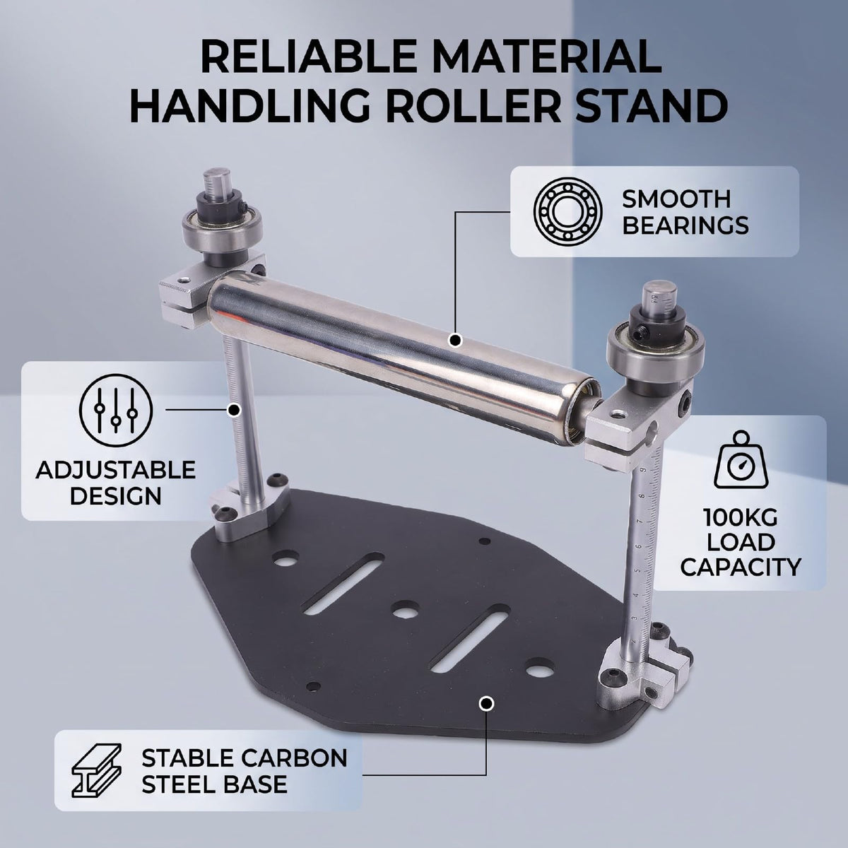 Pipe Roller Stand 200 Lbs Load Capacity Q915