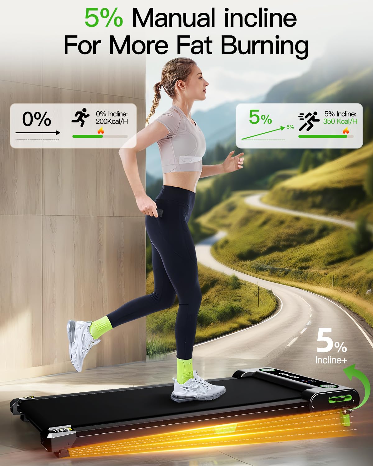 Incline Walking Pad with Remote Control I502579