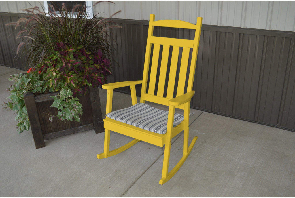 Yellow Pine Porch Rocking Chair U5920