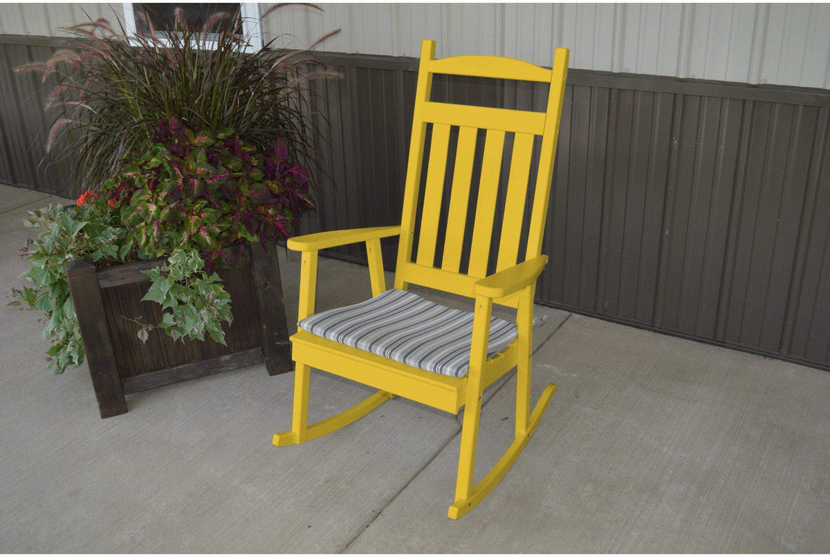 Yellow Pine Porch Rocking Chair U5920