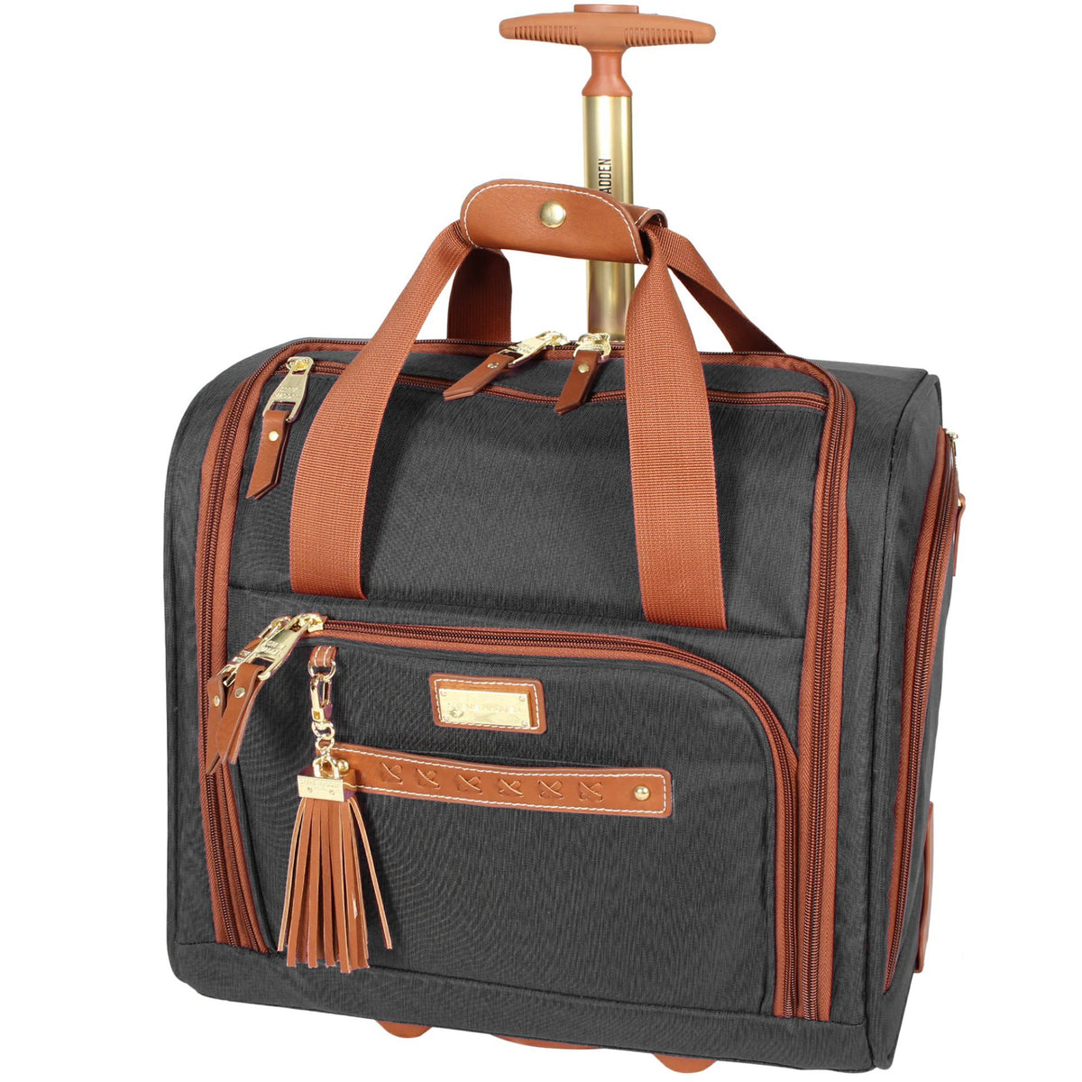 15 Inch Carry on Suitcase Black Q914
