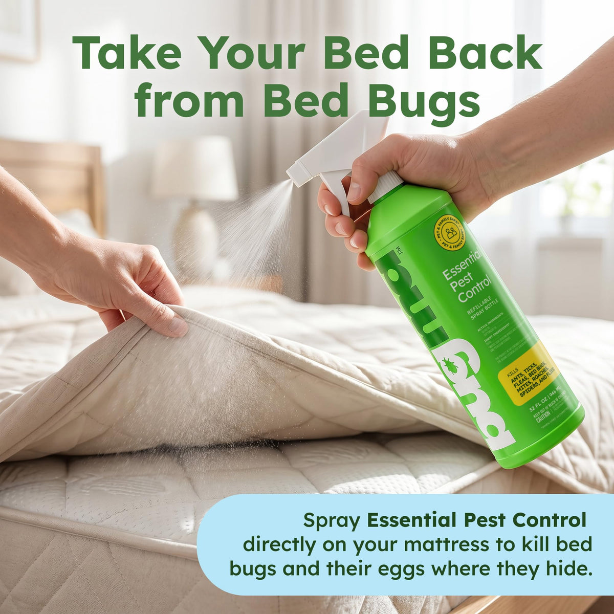 Pet Safe Bed Bug Roach and Ant Killer 64 oz W21593