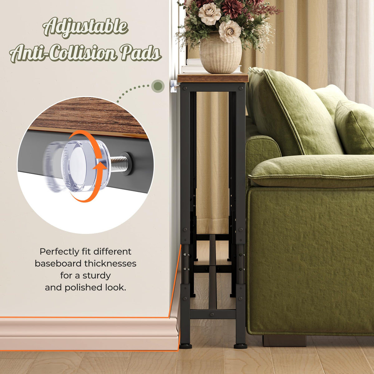 Sofa Table with Power Outlets N346