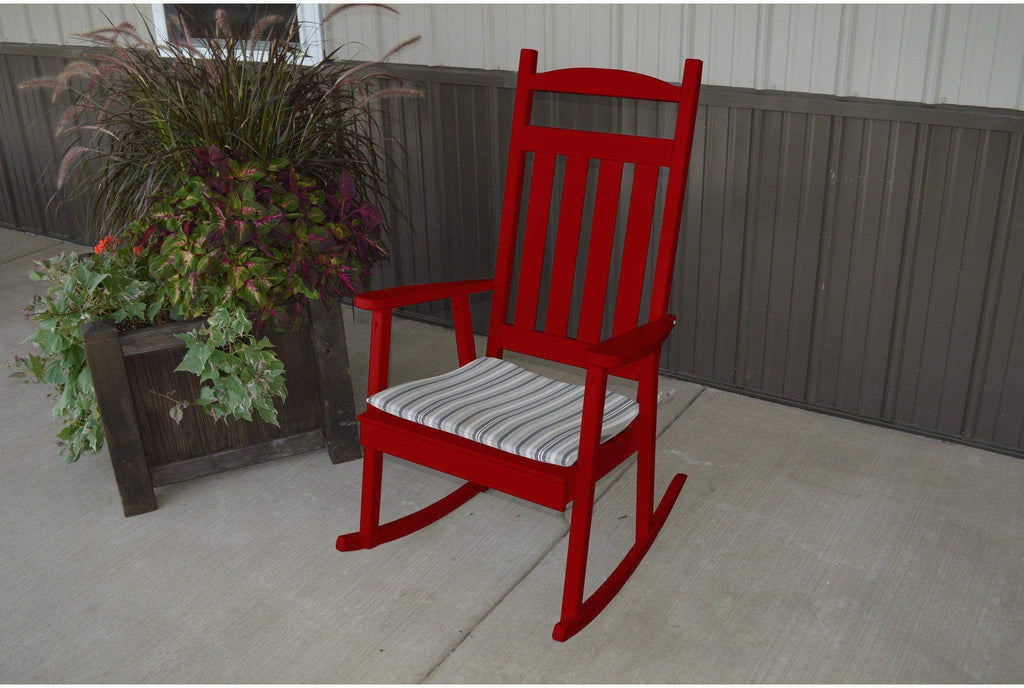 Yellow Pine Porch Rocking Chair U5920