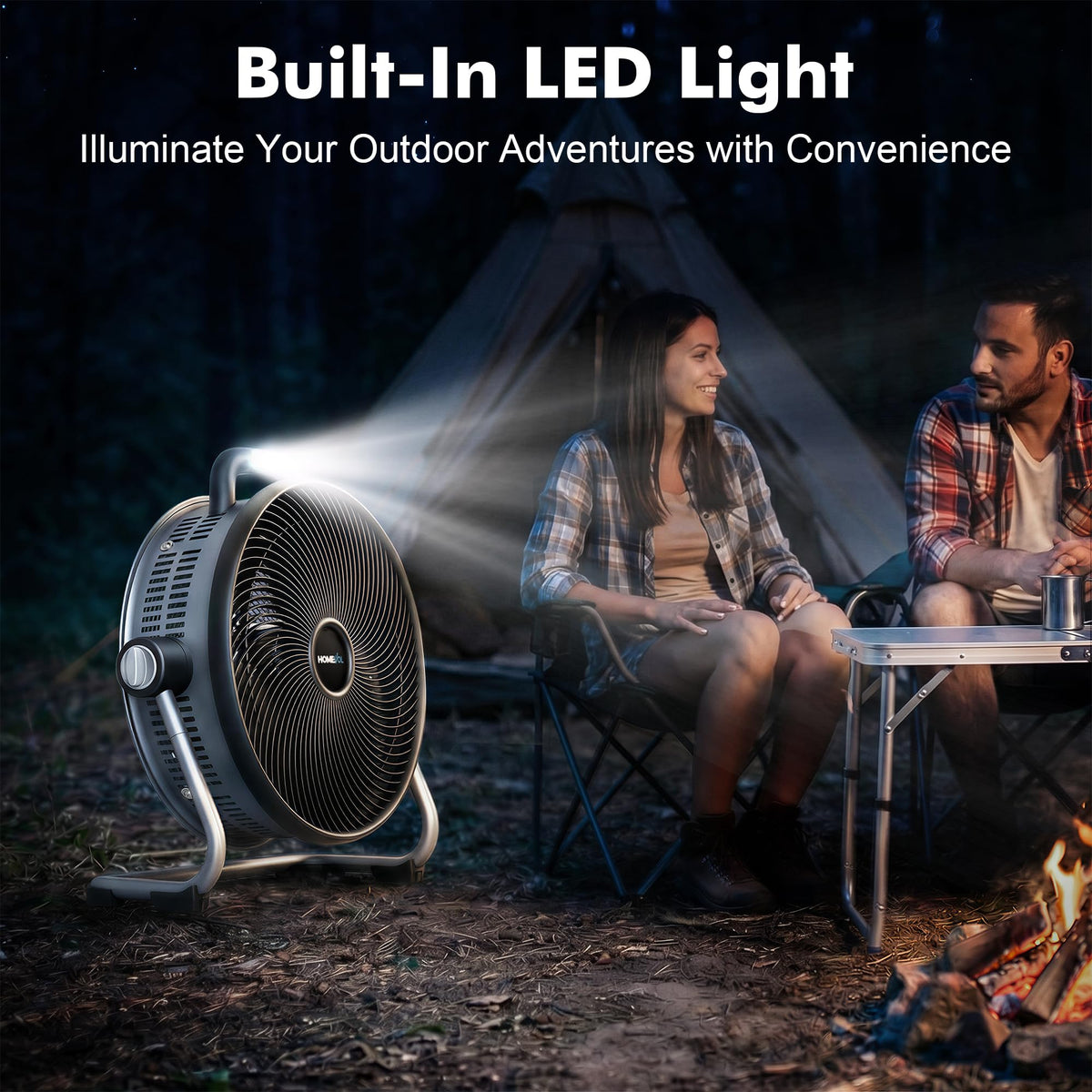 20 Inch Cordless Rechargeable Battery Powered Floor Fan B66257