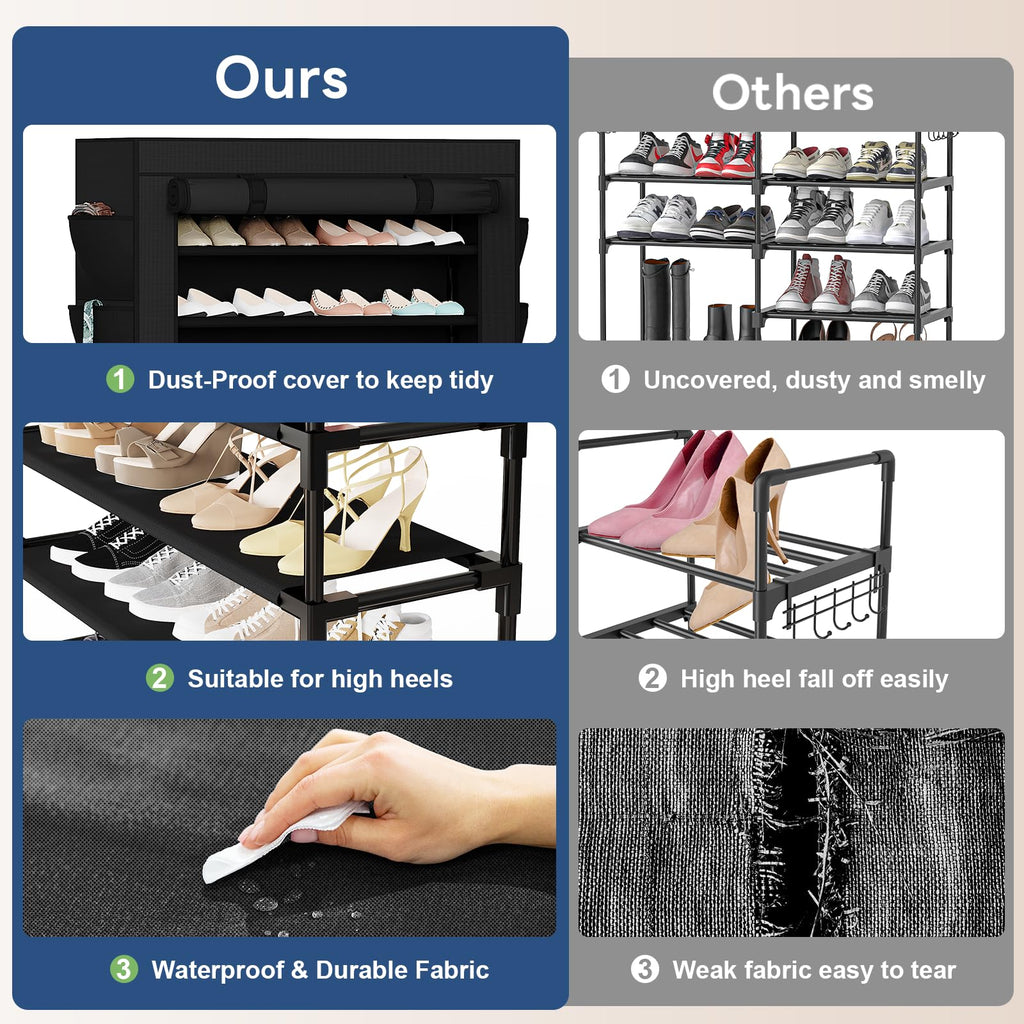 Shoe Rack with Cover X44035