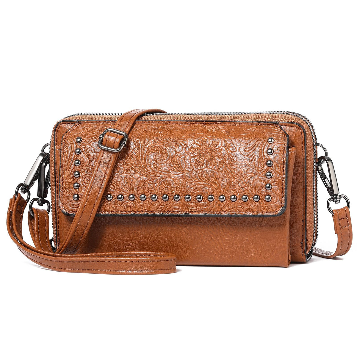 Women's Mini PU Leather Crossbody Phone Bag P31015