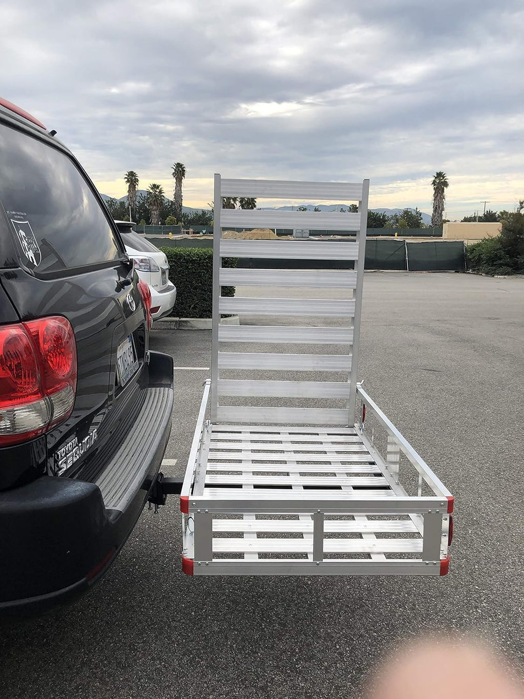Aluminum Hitch Mount Wheelchair Carrier with 47" Ramp X1738