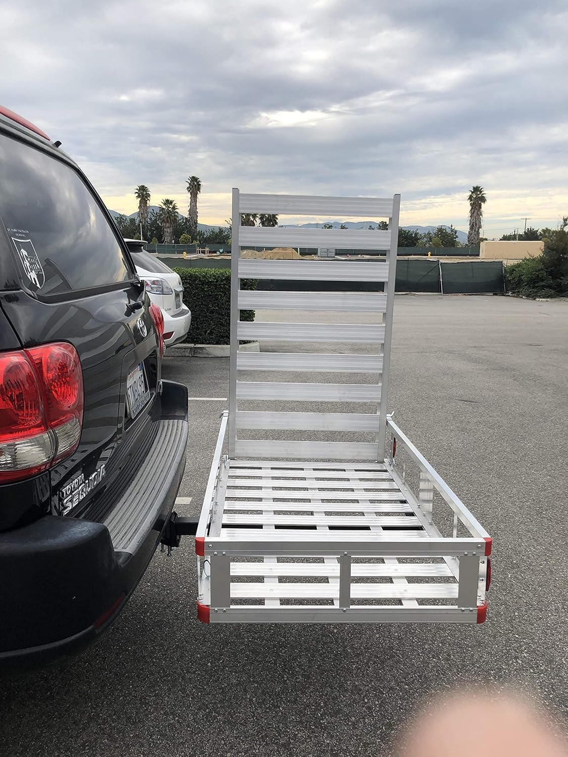 Aluminum Hitch Mount Wheelchair Carrier with 47" Ramp X1738