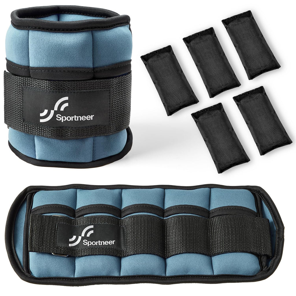 Adjustable Ankle Weights 2-10 lb per Pair S347