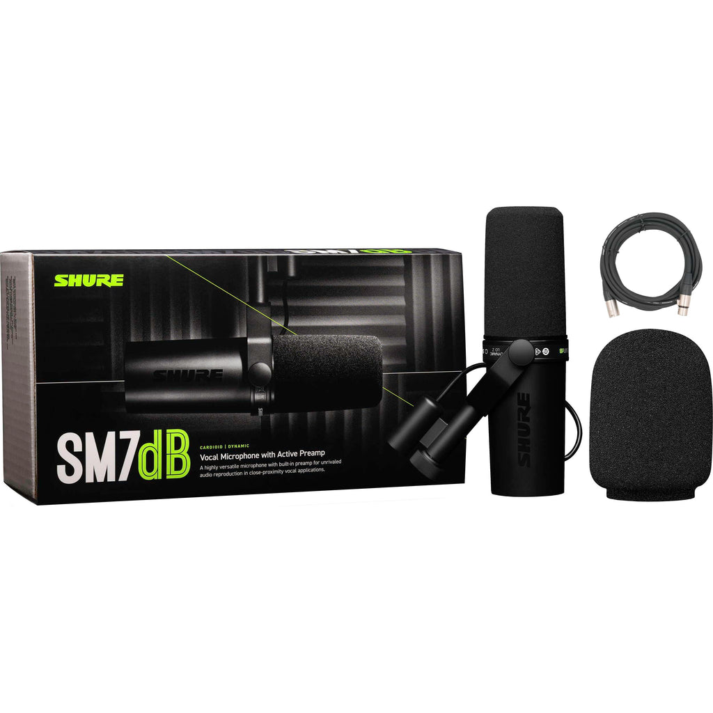 Dynamic Vocal Microphone with Detachable Windscreen and XLR Cable J1704