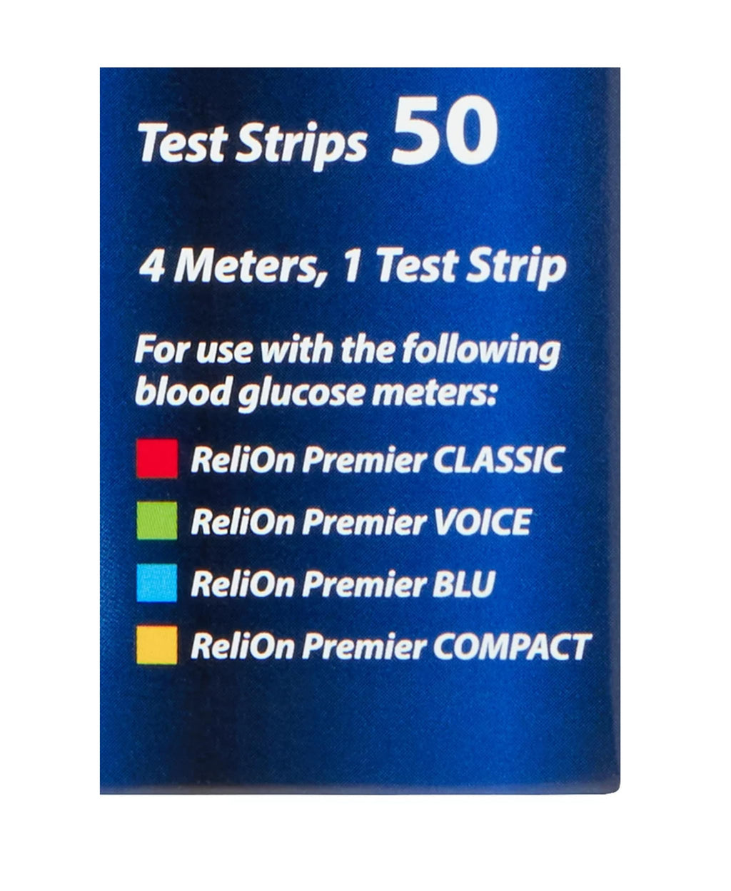 Blood Glucose Test Strips 50 Count L6985