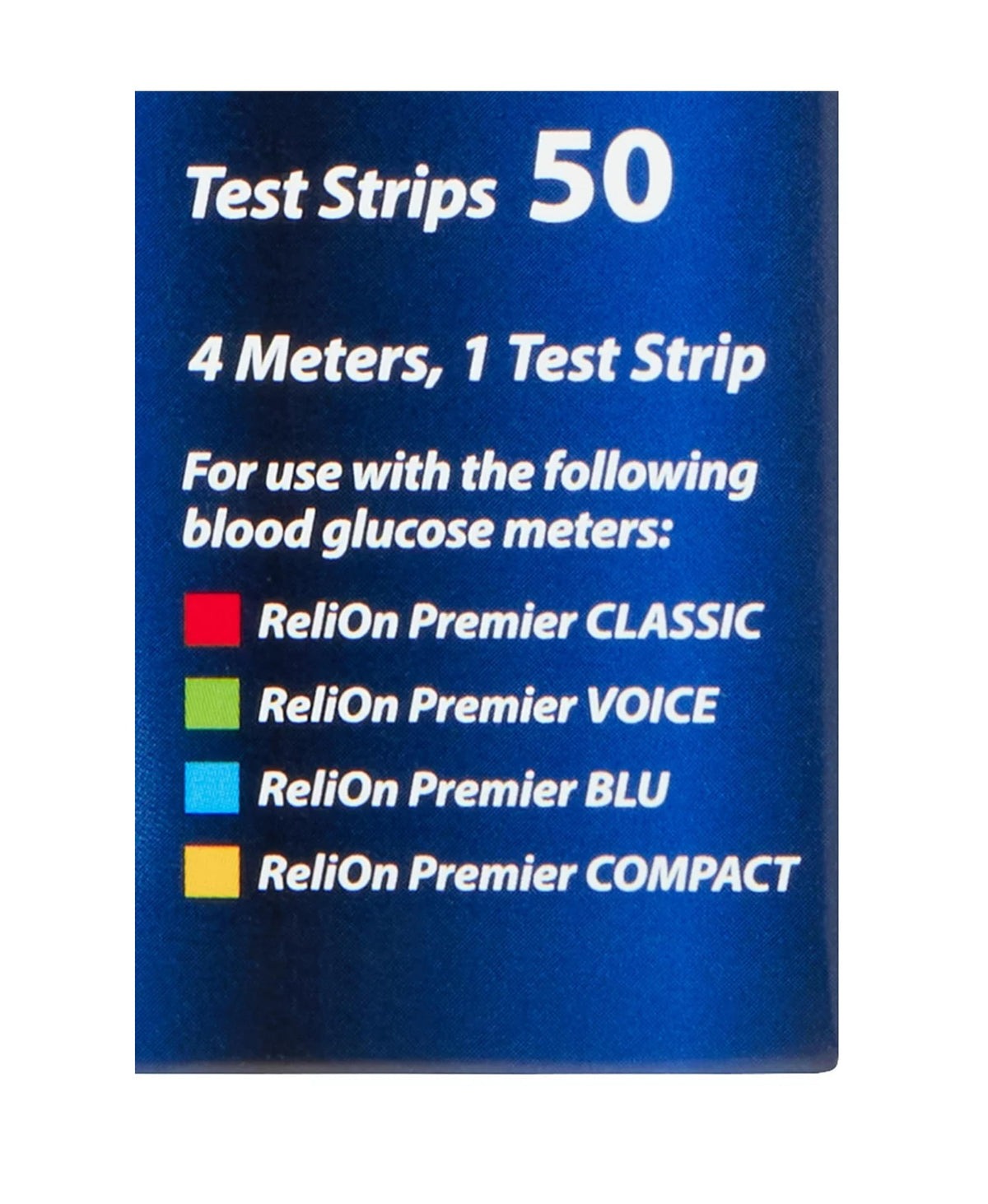 Blood Glucose Test Strips 50 Count L6985