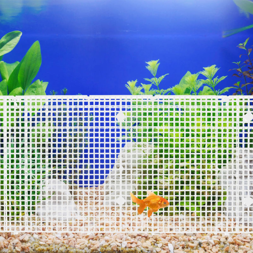 4pcs Cuttable Plastic Aquarium Tank Dividers with Suction Cups I7369