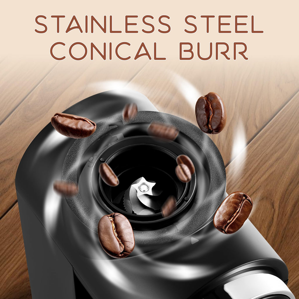 Conical Burr Electric Coffee Grinder with 30 Settings B5534