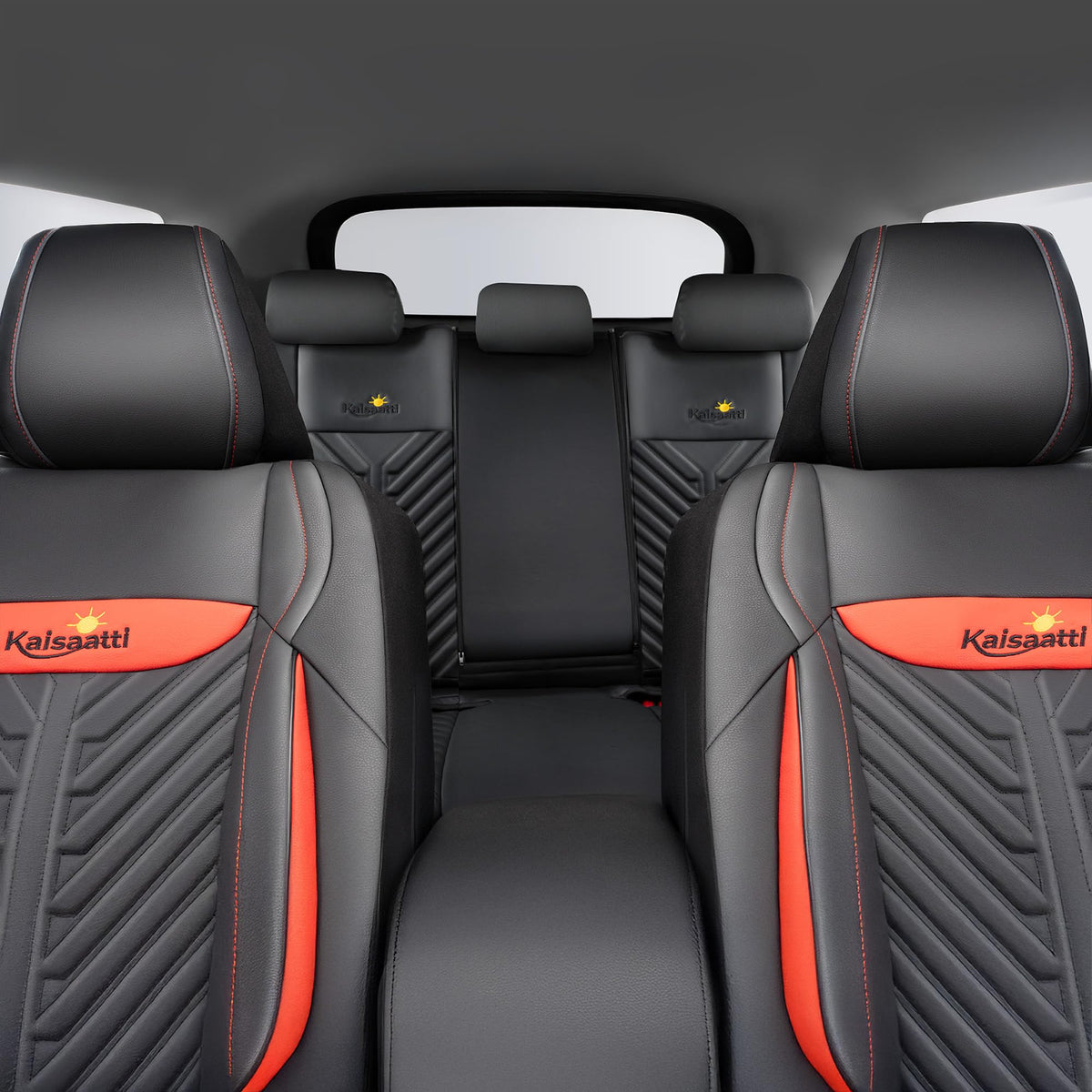 PU Leather Waterproof Car Seat Covers Full Set K712644