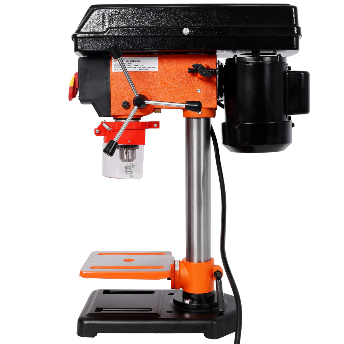 8" Benchtop Drill Press with Laser Guide, 5 Speeds O174050