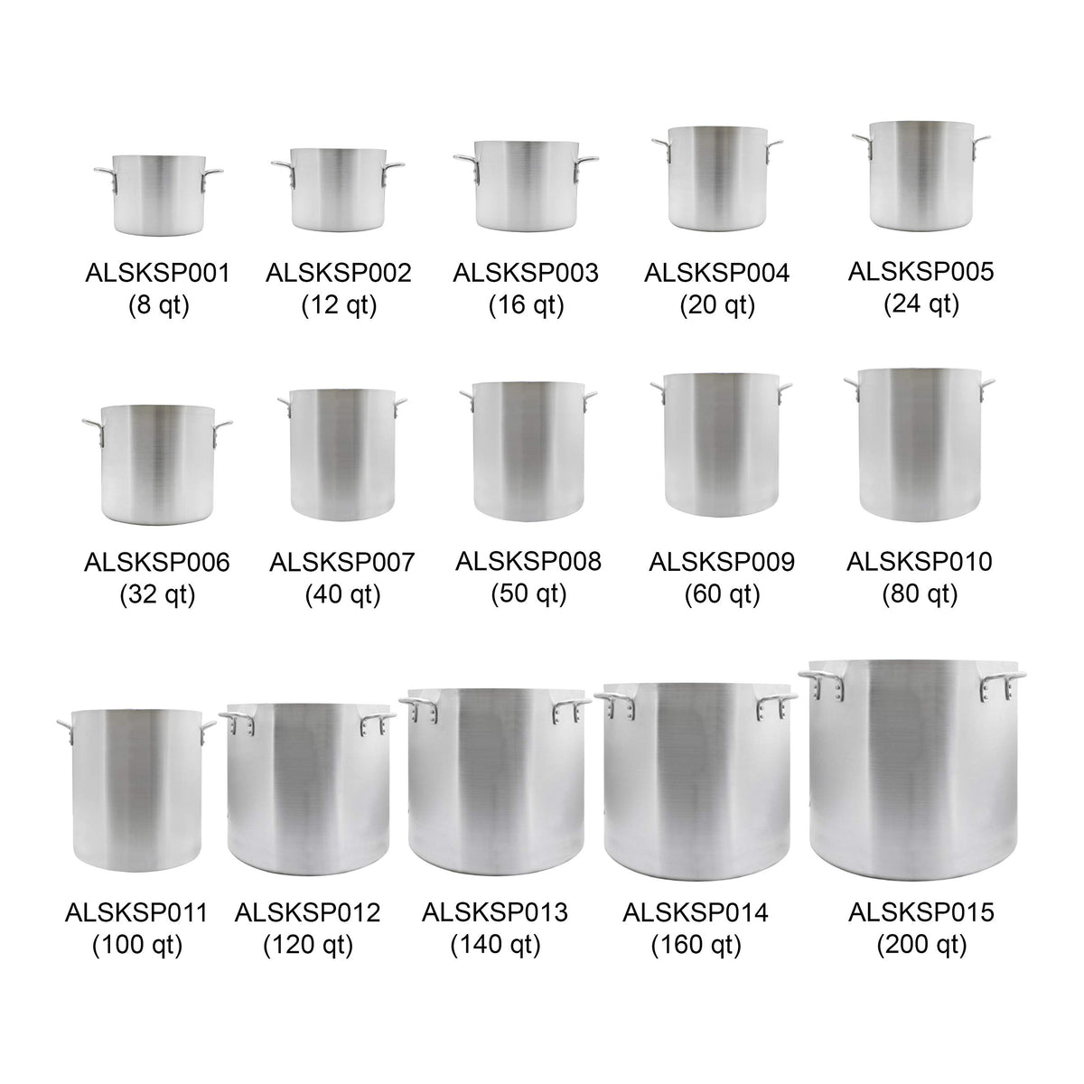 60 quart Aluminum stock pot T735391