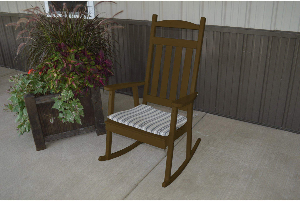 Yellow Pine Porch Rocking Chair U5920