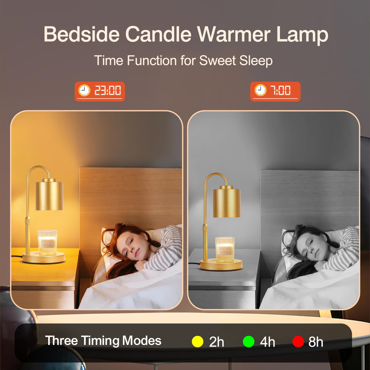 Dimmable Height Adjustable Candle Warmer Lamp H61087
