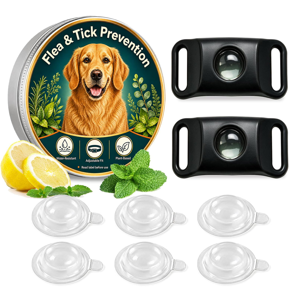 Flea and Tick Prevention Pendant for Dogs S5119