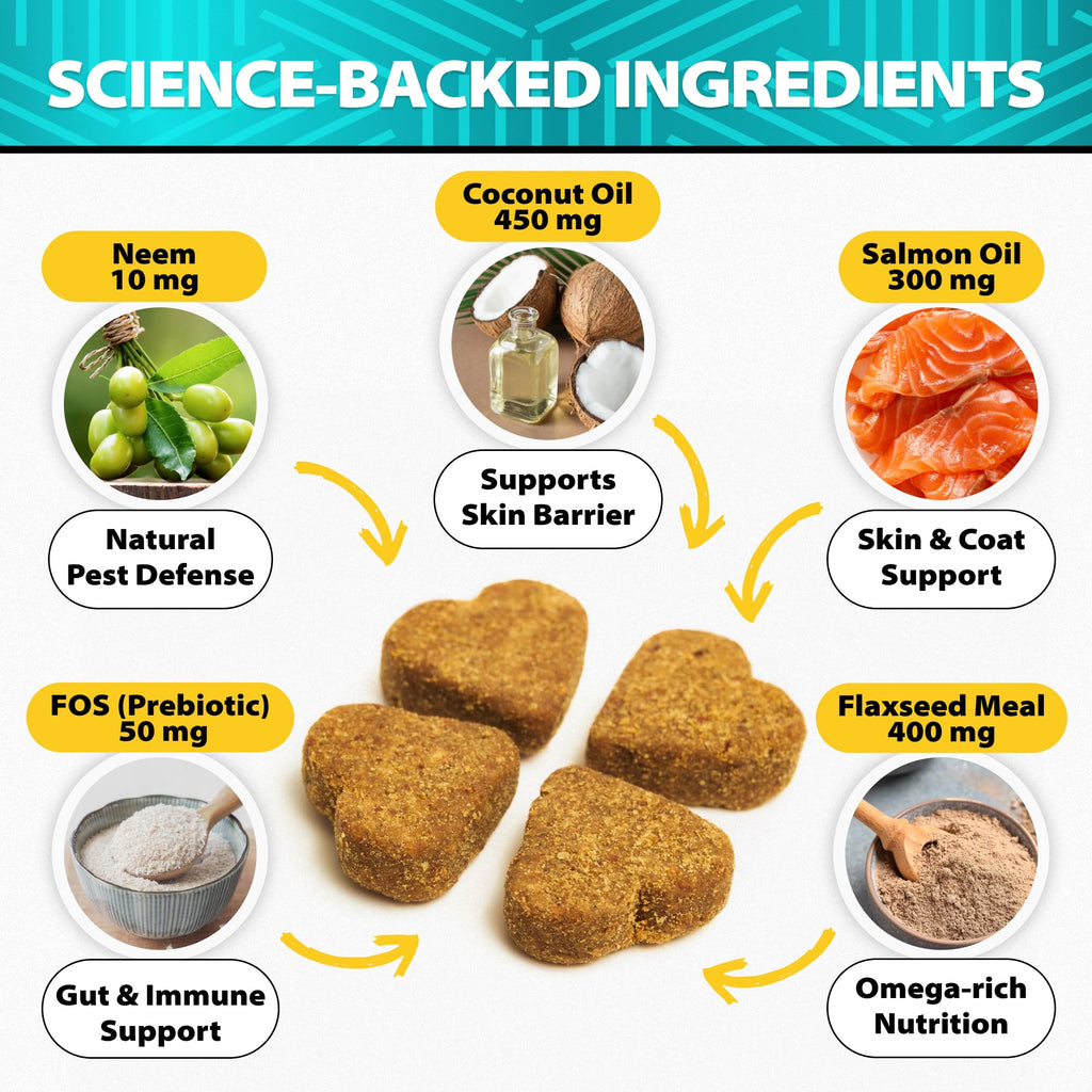Natural Flea & Tick Chews for Dogs G42769
