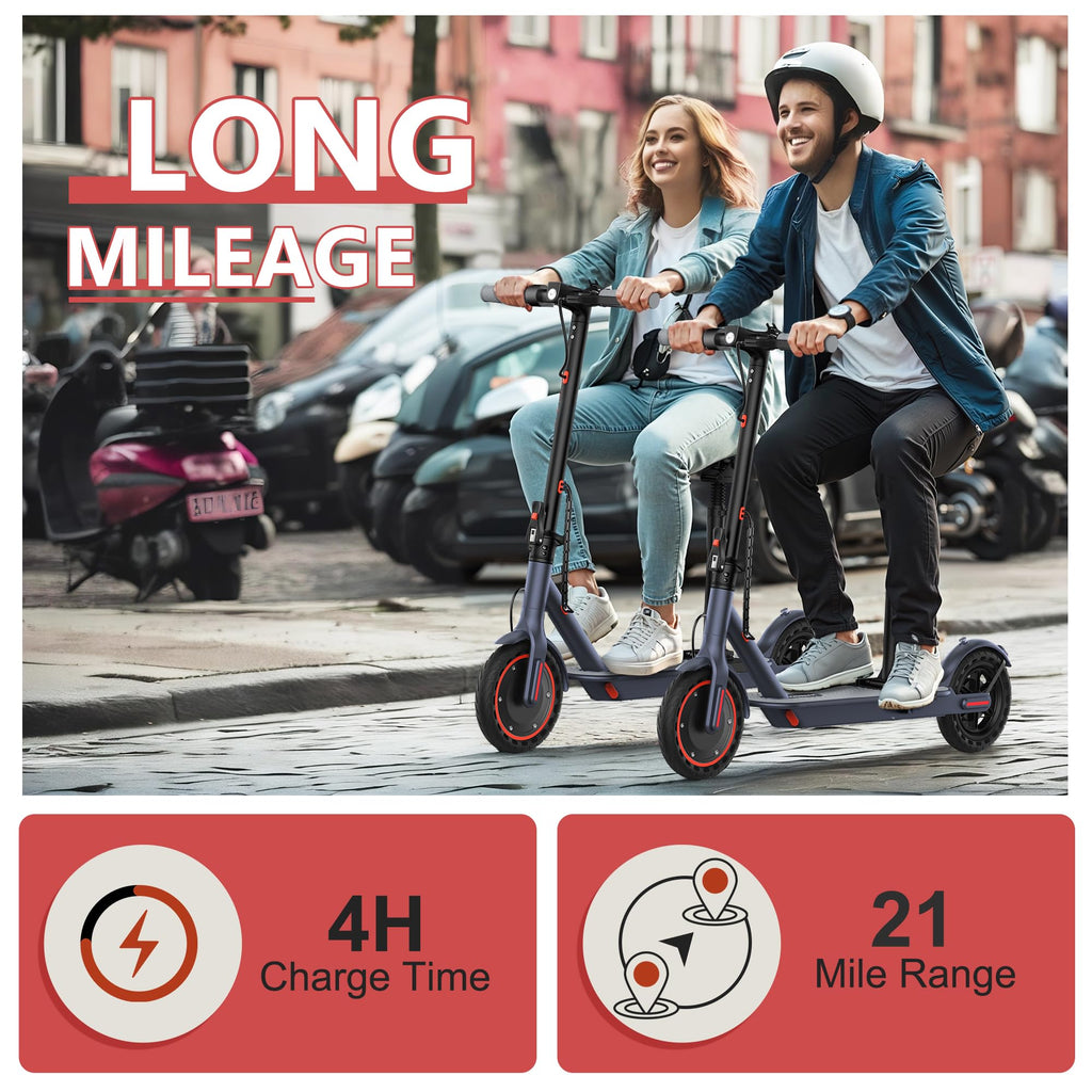 Electric Scooter with 350W/500W Motor, 19-20 MPH, Foldable A3063