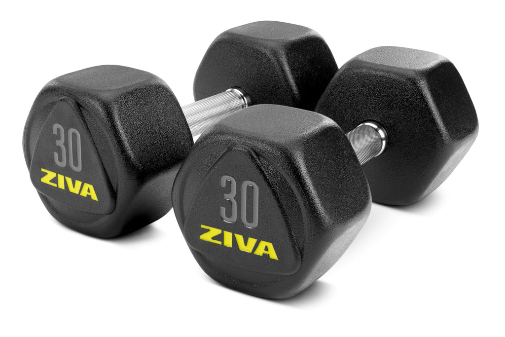 Hex Rubber Coated Dumbbells P344136