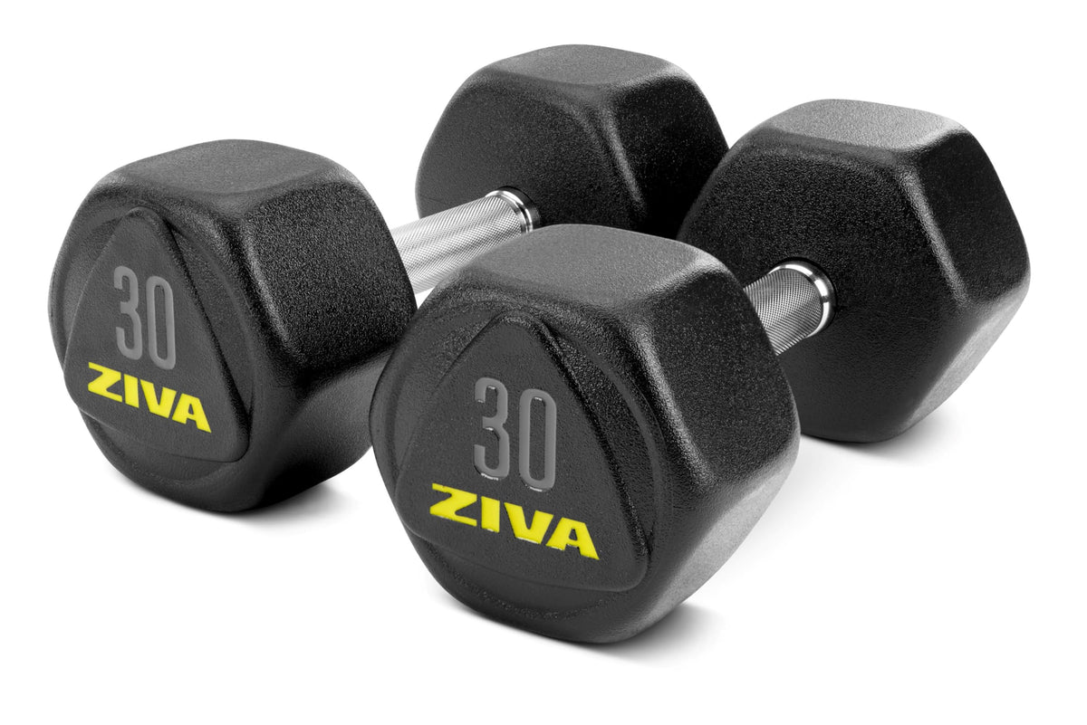 Hex Rubber Coated Dumbbells P344136